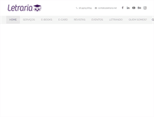 Tablet Screenshot of letraria.net